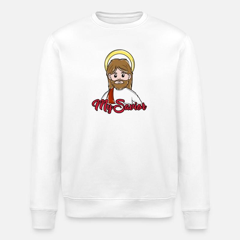 Jesus Christentum - Stanley/Stella Unisex Bio-Sweatshirt ROLLER - Weiß
