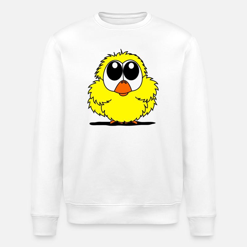 Küken süss - Stanley/Stella Unisex Bio-Sweatshirt ROLLER - Weiß