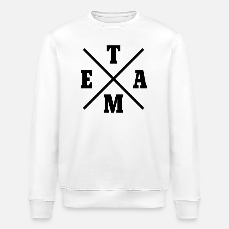 L'équipe de Cross - Sweat bio ROLLER Stanley/Stella Unisexe - blanc