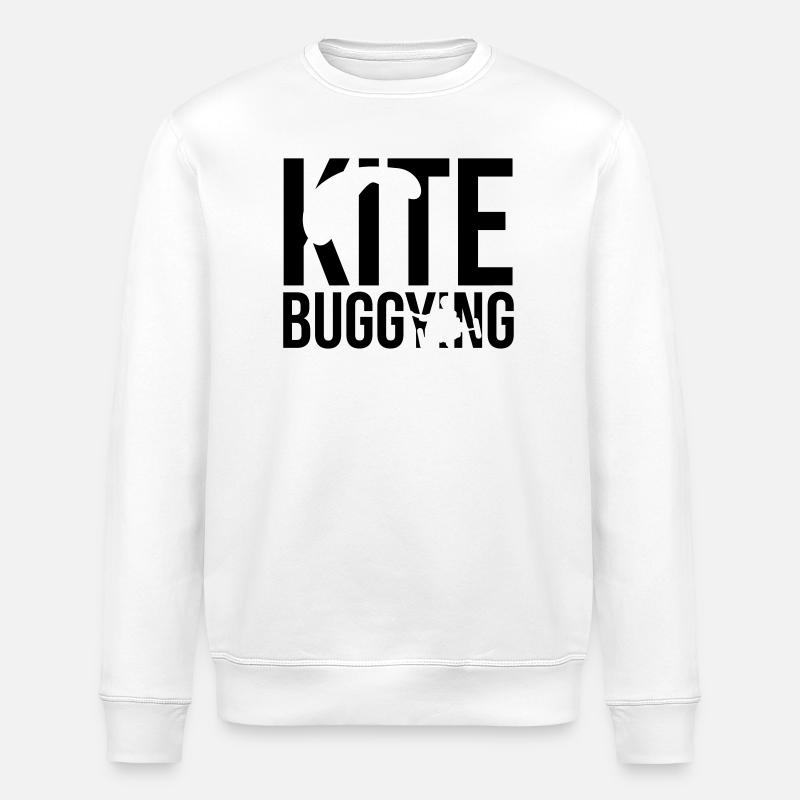 kitebuggying - Stanley/Stella Unisex Bio-Sweatshirt ROLLER - Weiß