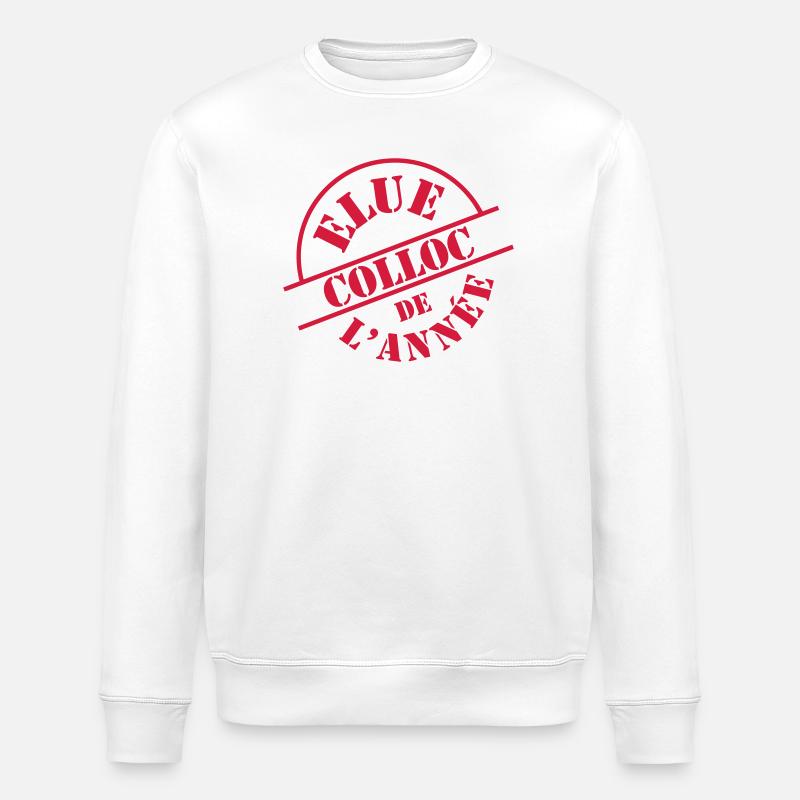 Colloc - Sweat bio ROLLER Stanley/Stella Unisexe - blanc