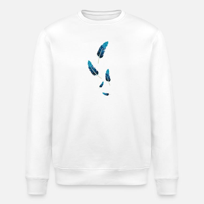 Federn - Stanley/Stella Unisex Bio-Sweatshirt ROLLER - Weiß