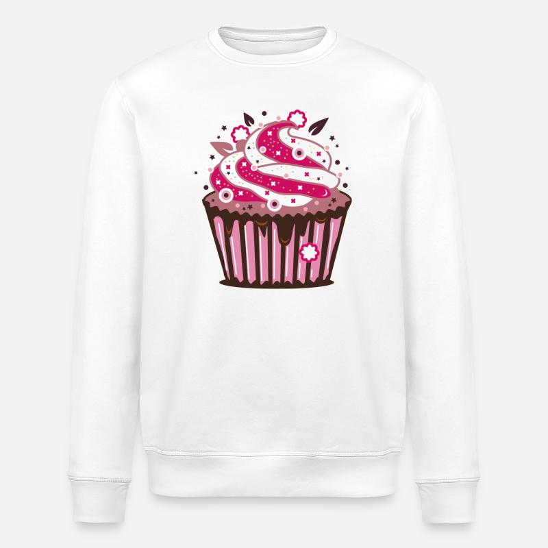 Cupcake - Stanley/Stella Unisex Bio-Sweatshirt ROLLER - Weiß