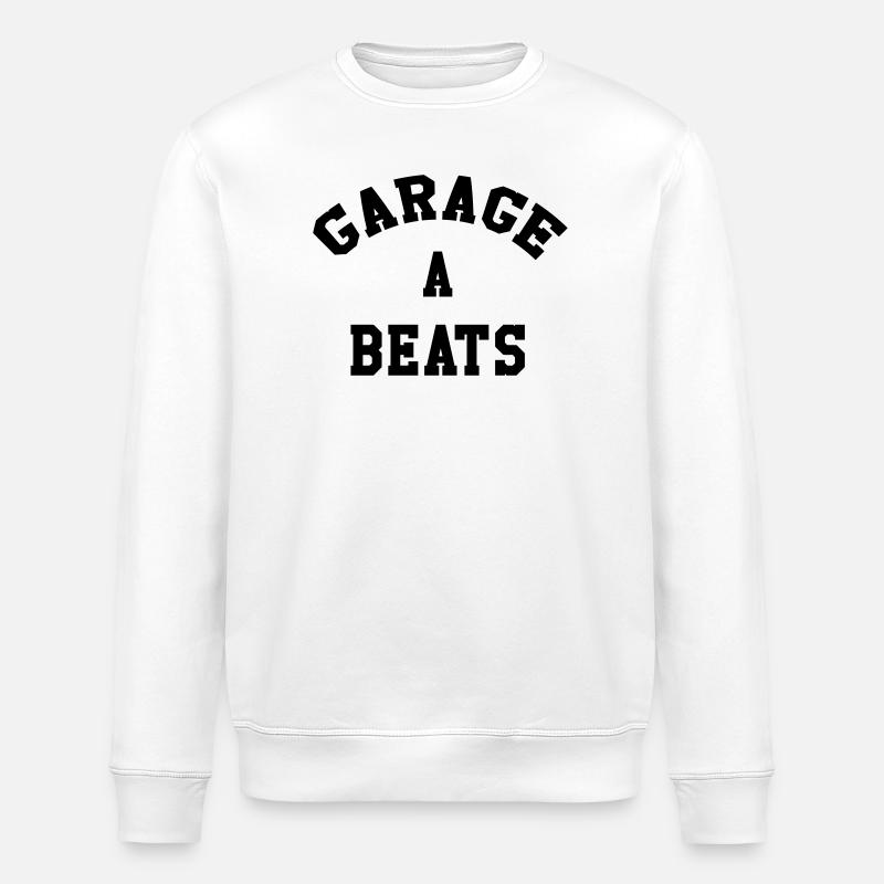 Garage A Beats - Sweat bio ROLLER Stanley/Stella Unisexe - blanc