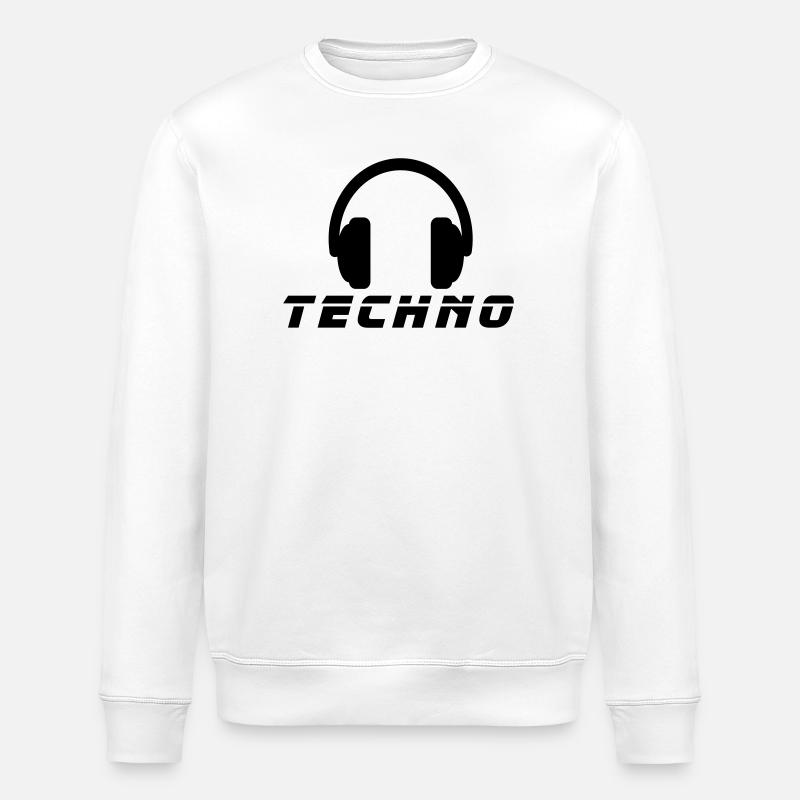 Techno - Stanley/Stella ROLLER Unisex Organic Sweatshirt - white