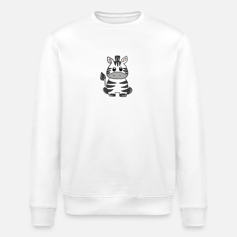 Zebra - Stanley/Stella Unisex Bio-Sweatshirt ROLLER - Weiß