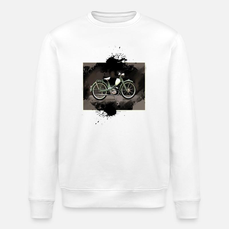 Moped - Sweat bio ROLLER Stanley/Stella Unisexe - blanc