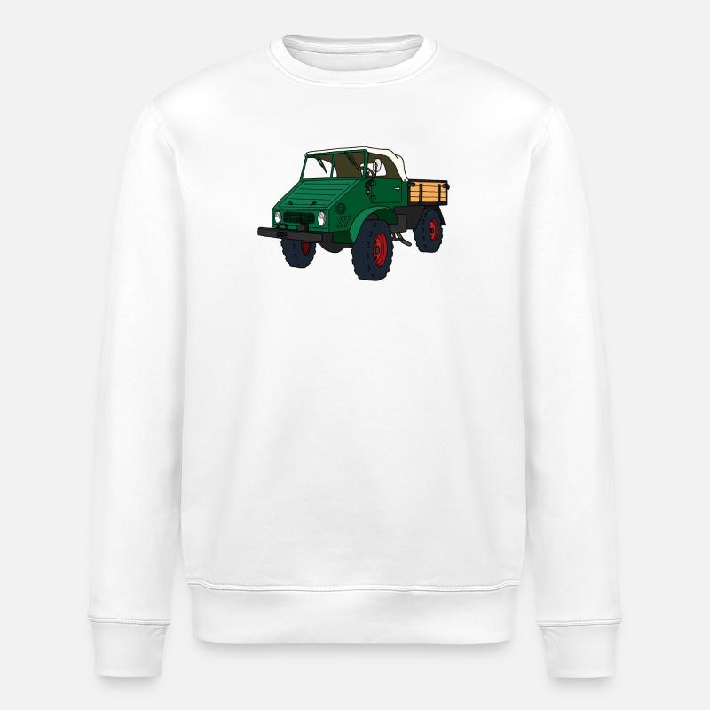 Mog 401 - Stanley/Stella Unisex Bio-Sweatshirt ROLLER - Weiß
