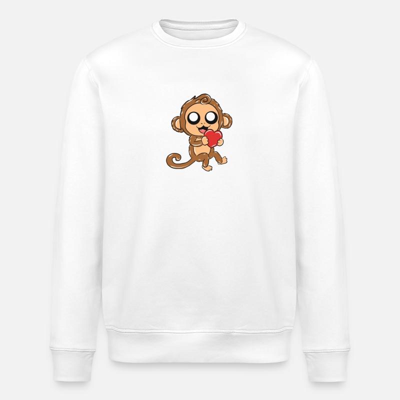 singe - Sweat bio ROLLER Stanley/Stella Unisexe - blanc