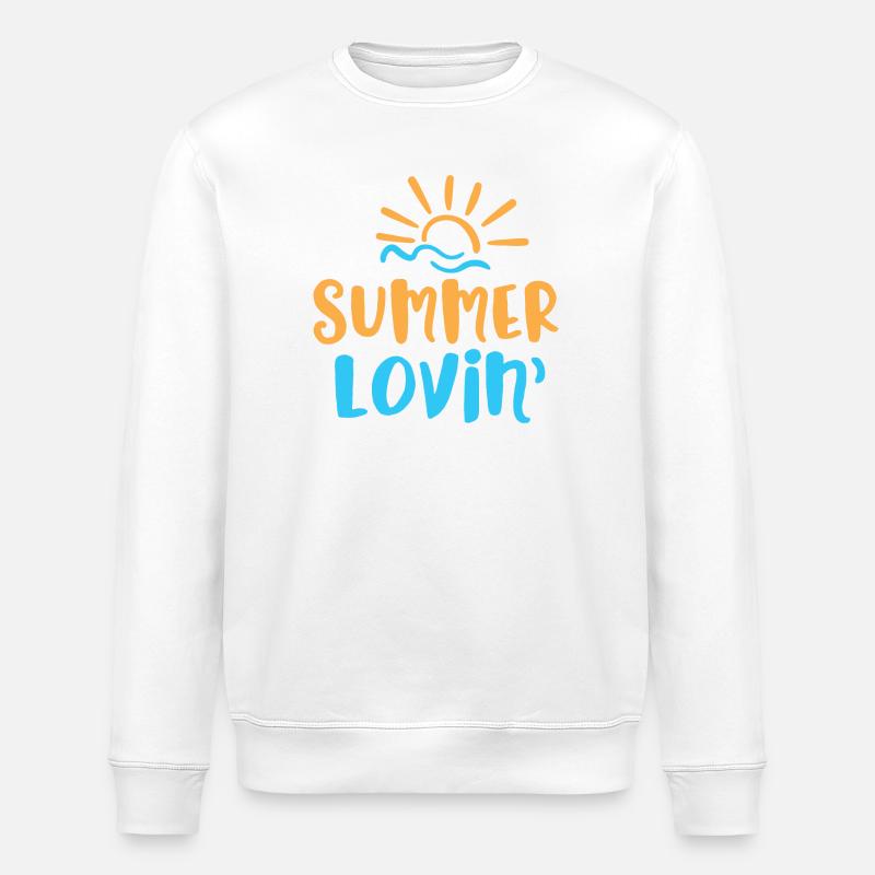 Summer Lovin ' - Stanley/Stella Unisex Bio-Sweatshirt ROLLER - Weiß