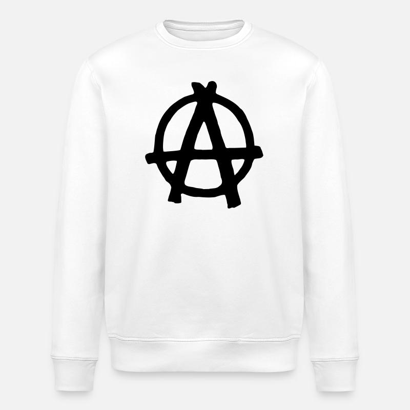 Anarchy - Sweat bio ROLLER Stanley/Stella Unisexe - blanc