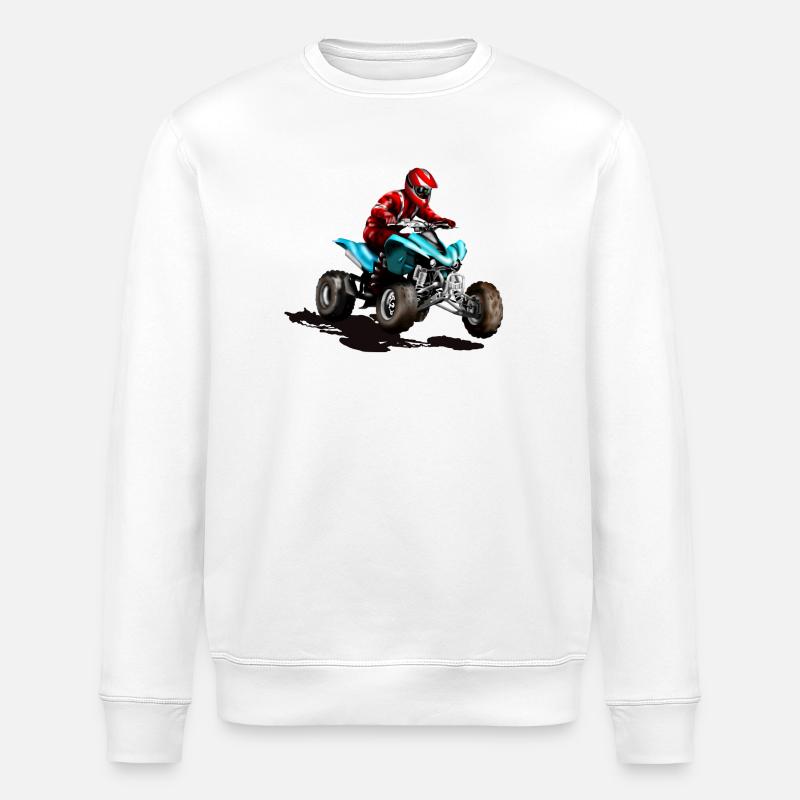 ATV - Sweat bio ROLLER Stanley/Stella Unisexe - blanc