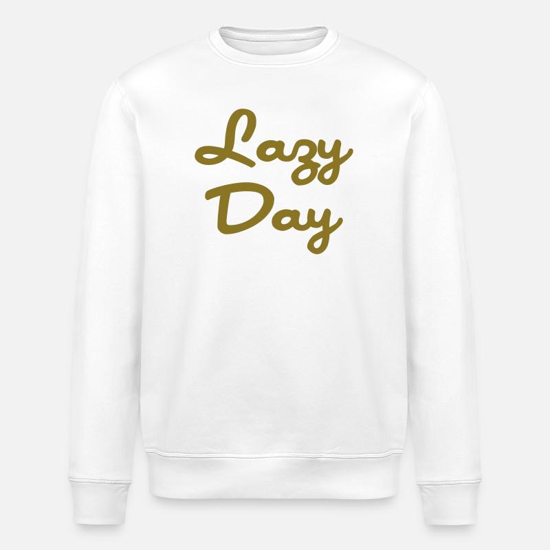 Lazy Day - Sweat bio ROLLER Stanley/Stella Unisexe - blanc