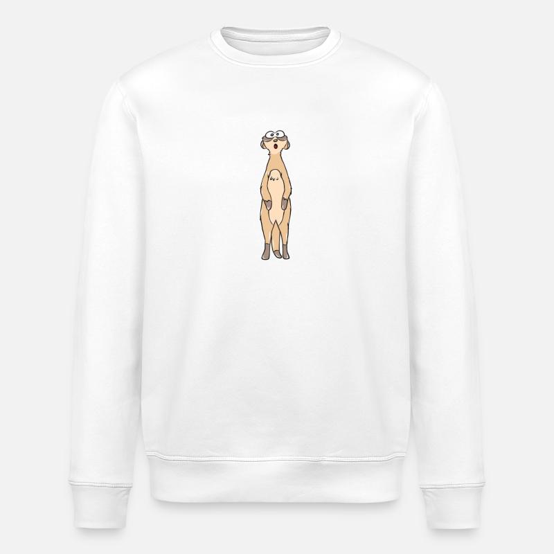 suricates - Sweat bio ROLLER Stanley/Stella Unisexe - blanc