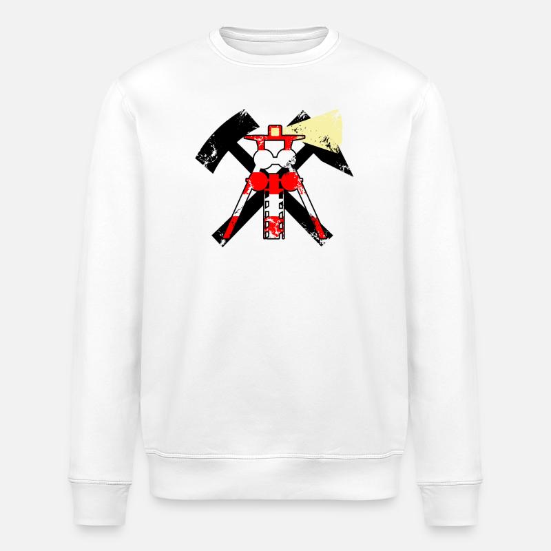 PHARE FER À LATTRES - Sweat bio ROLLER Stanley/Stella Unisexe - blanc