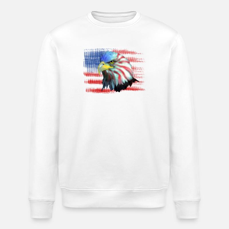 Adler USA - Stanley/Stella Unisex Bio-Sweatshirt ROLLER - Weiß