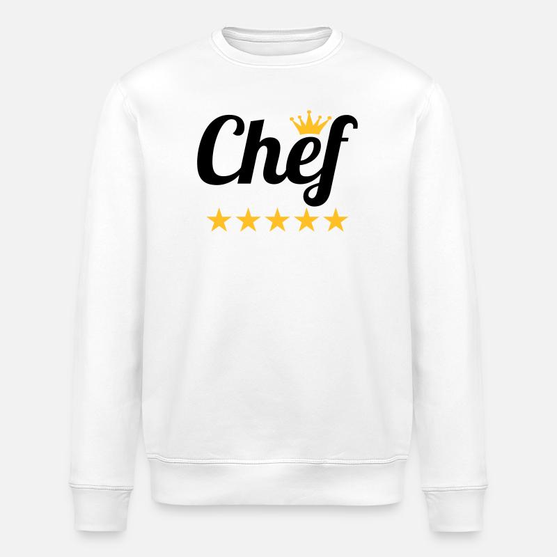 Chef - Stanley/Stella ROLLER Unisex Organic Sweatshirt - white