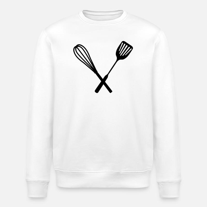 Cuisine - Stanley/Stella Unisex Bio-Sweatshirt ROLLER - Weiß