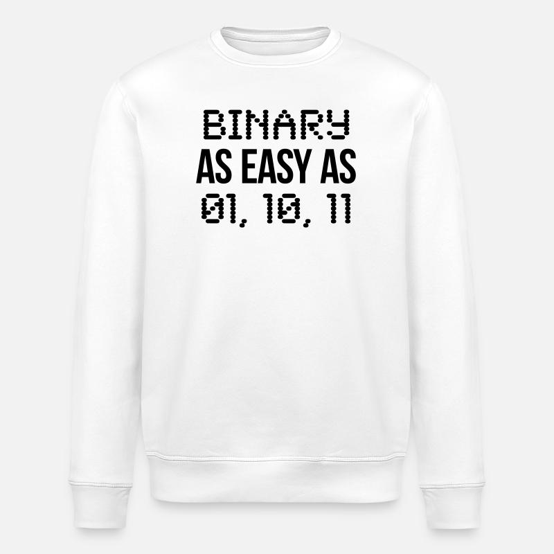binary - Stanley/Stella Unisex Bio-Sweatshirt ROLLER - Weiß