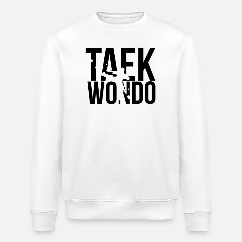 taekwondo - Stanley/Stella Unisex Bio-Sweatshirt ROLLER - Weiß