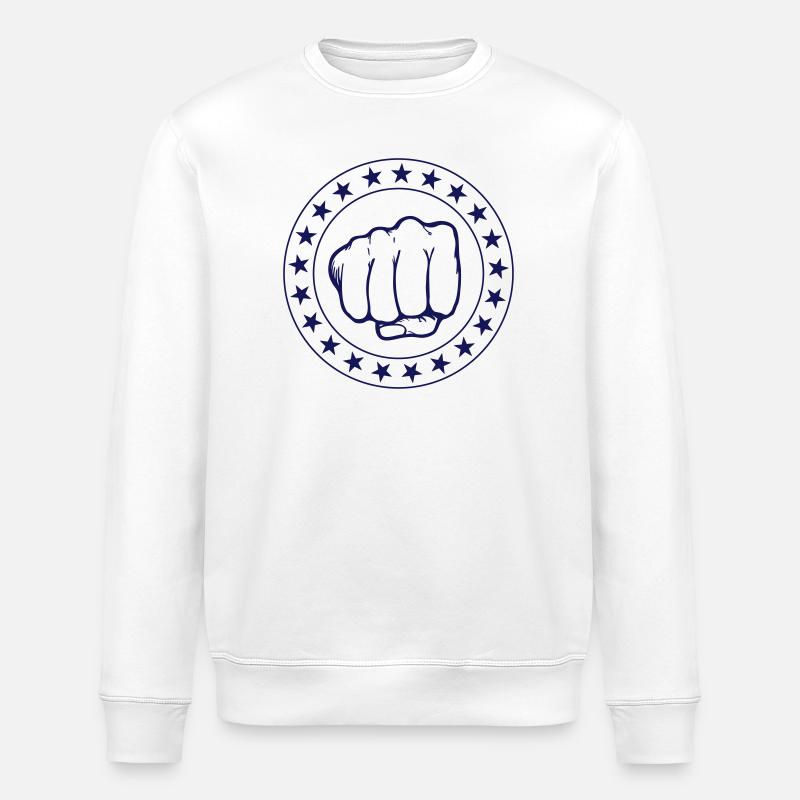 Boxing - Stanley/Stella Unisex Bio-Sweatshirt ROLLER - Weiß