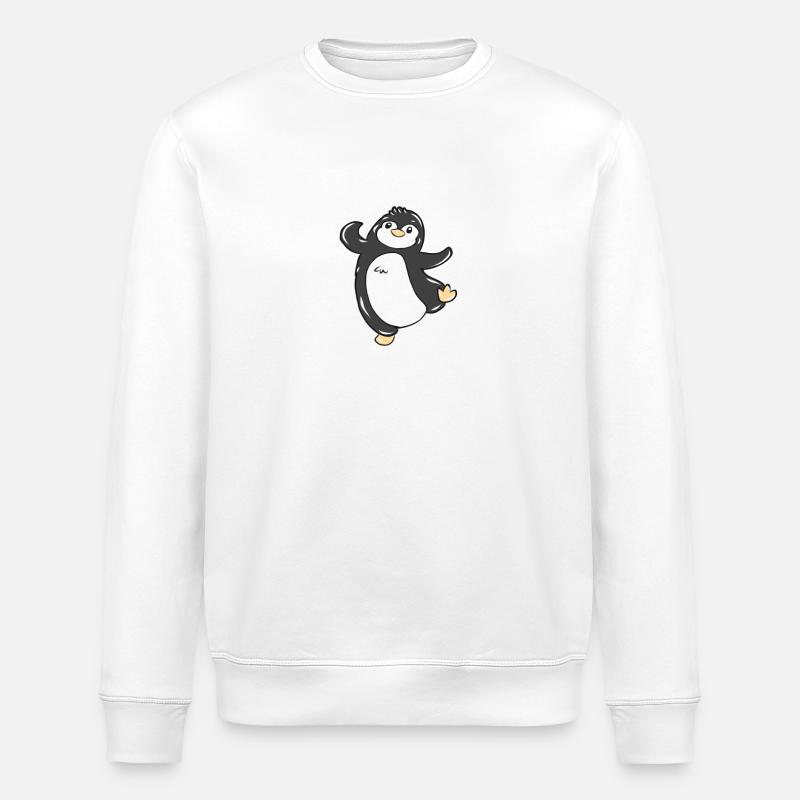 Pinguin - Stanley/Stella Unisex Bio-Sweatshirt ROLLER - Weiß