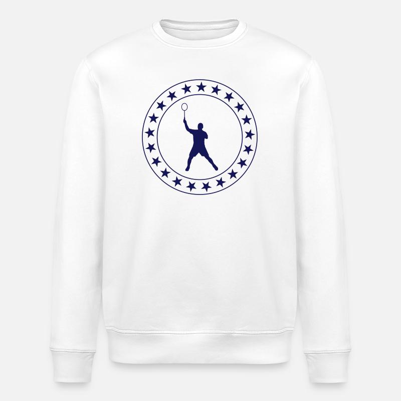 Badminton - Stanley/Stella Unisex Bio-Sweatshirt ROLLER - Weiß