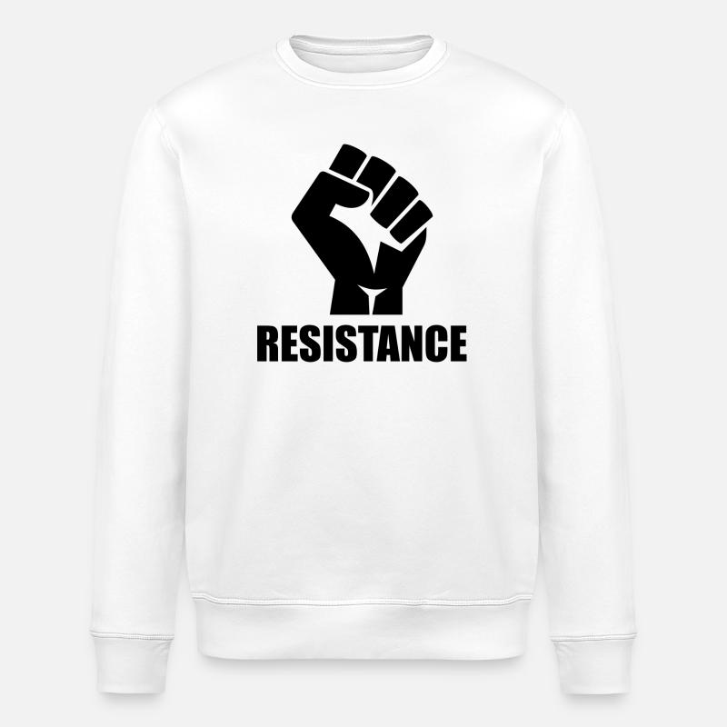 Résistance - Sweat bio ROLLER Stanley/Stella Unisexe - blanc