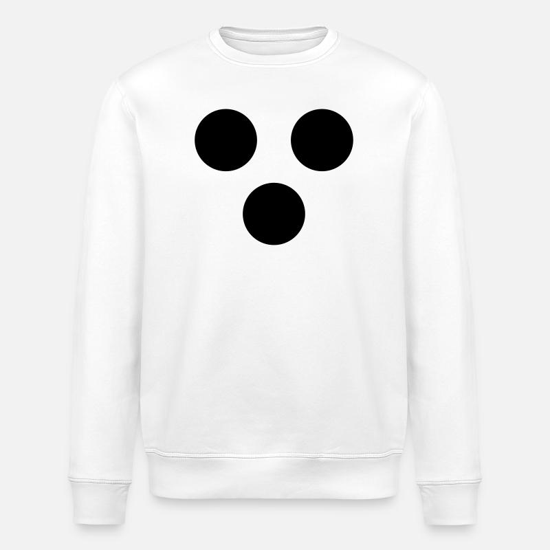 aveugle - Sweat bio ROLLER Stanley/Stella Unisexe - blanc