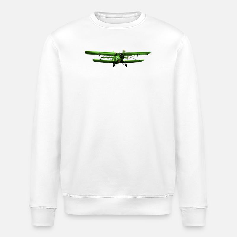 Antonov 2 - Stanley/Stella Unisex Bio-Sweatshirt ROLLER - Weiß