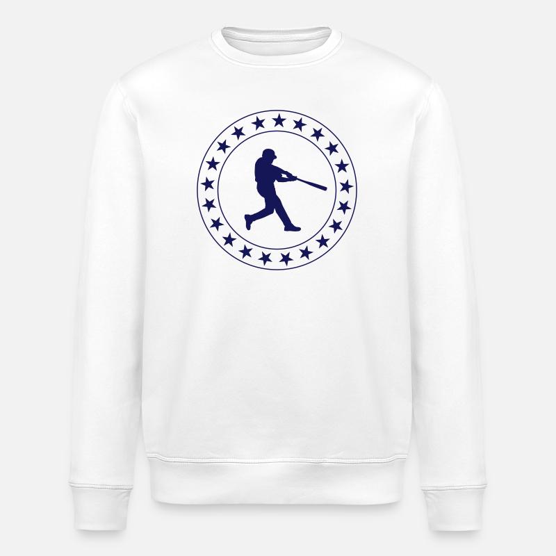 Baseball - Stanley/Stella Unisex Bio-Sweatshirt ROLLER - Weiß