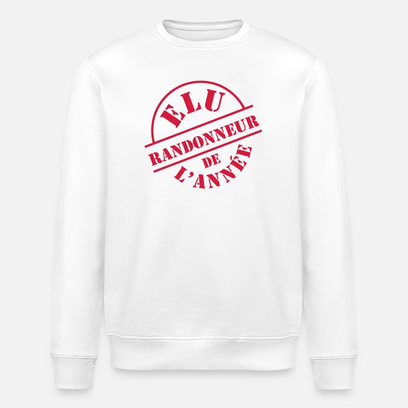 Randonnée - Sweat bio ROLLER Stanley/Stella Unisexe - blanc