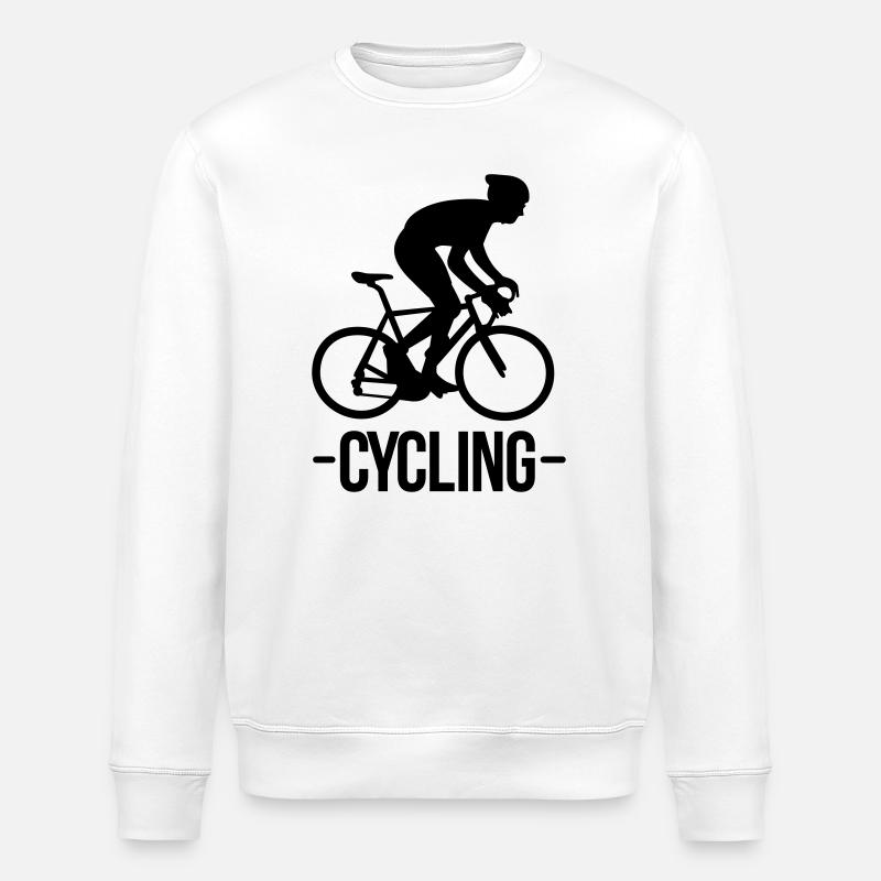 cycling - Stanley/Stella ROLLER Unisex Organic Sweatshirt - white
