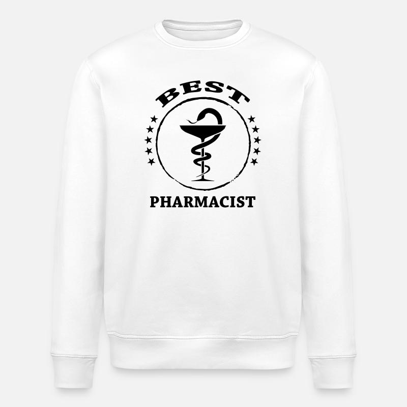 Best Pharmacist - Sweat bio ROLLER Stanley/Stella Unisexe - blanc