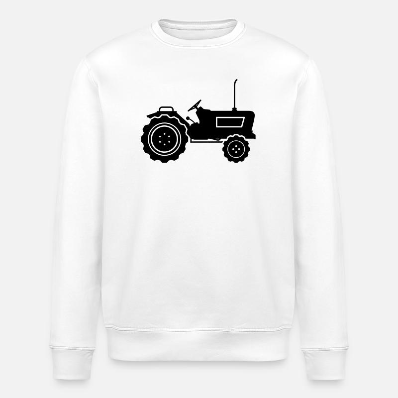 tracteur - Sweat bio ROLLER Stanley/Stella Unisexe - blanc