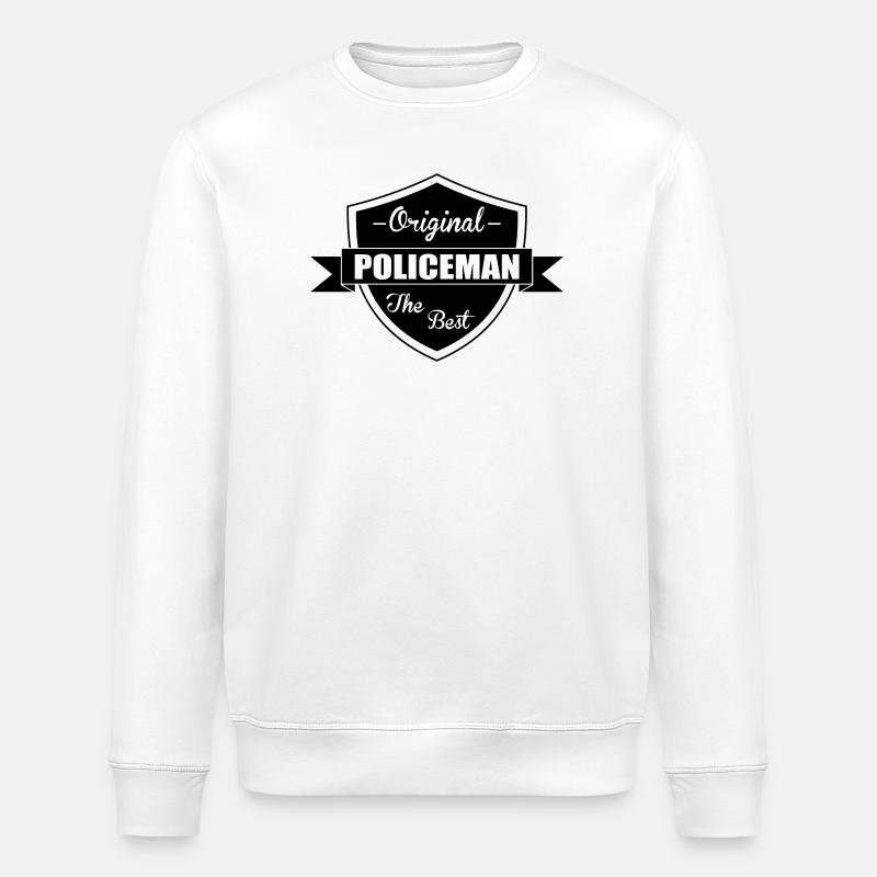 Policeman - Stanley/Stella Unisex Bio-Sweatshirt ROLLER - Weiß