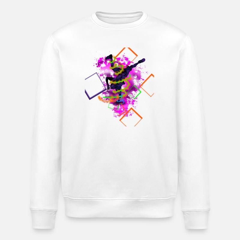 Hip Hop - Sweat bio ROLLER Stanley/Stella Unisexe - blanc