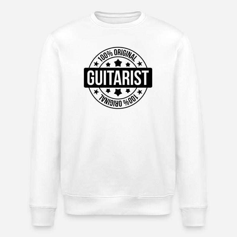 Guitarist - Stanley/Stella Unisex Bio-Sweatshirt ROLLER - Weiß