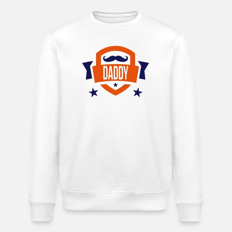 Daddy - Stanley/Stella Unisex Bio-Sweatshirt ROLLER - Weiß