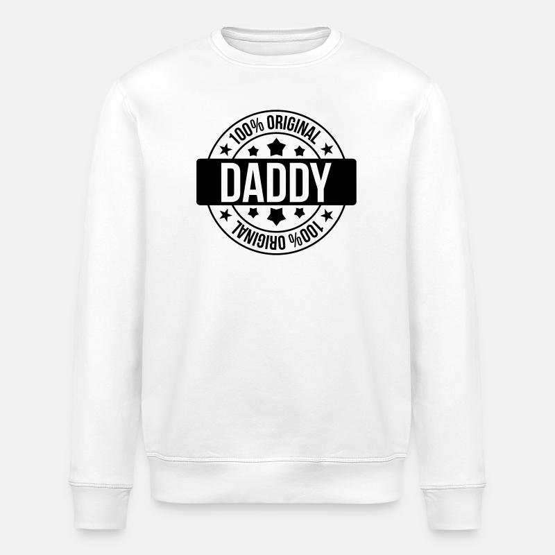 Daddy 100% Original - Sweat bio ROLLER Stanley/Stella Unisexe - blanc