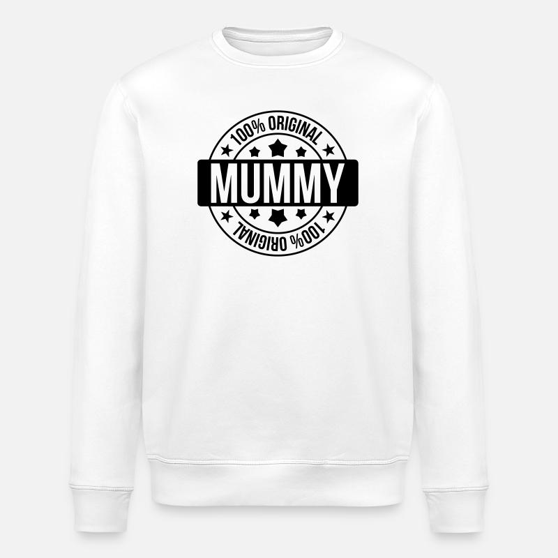 Mummy - Stanley/Stella Unisex Bio-Sweatshirt ROLLER - Weiß