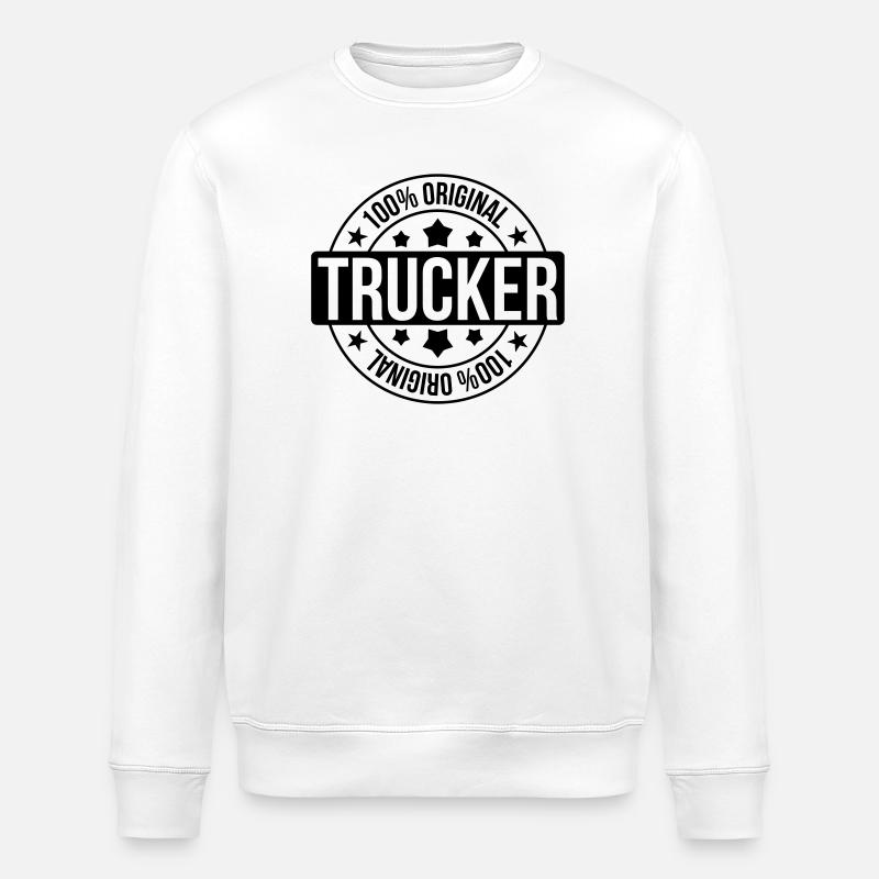 Trucker - Stanley/Stella Unisex Bio-Sweatshirt ROLLER - Weiß