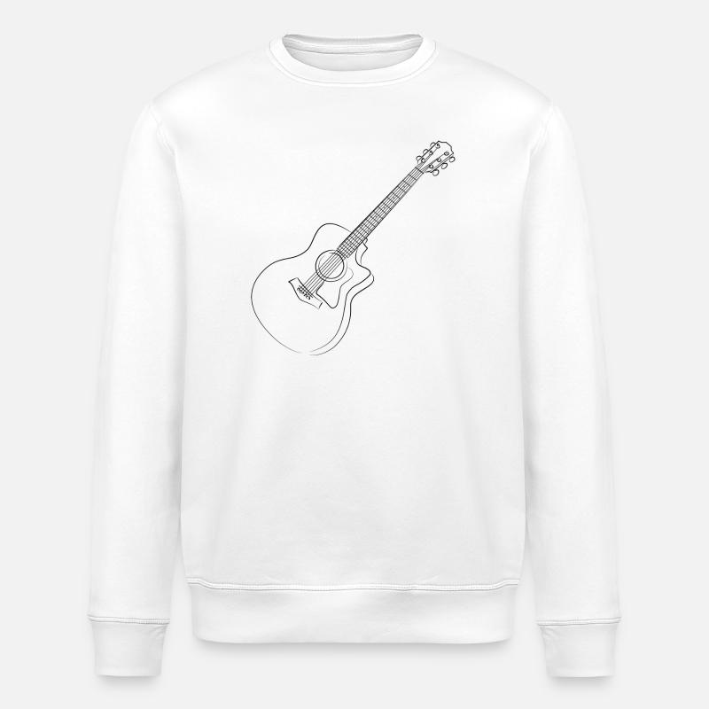 guitare - Sweat bio ROLLER Stanley/Stella Unisexe - blanc