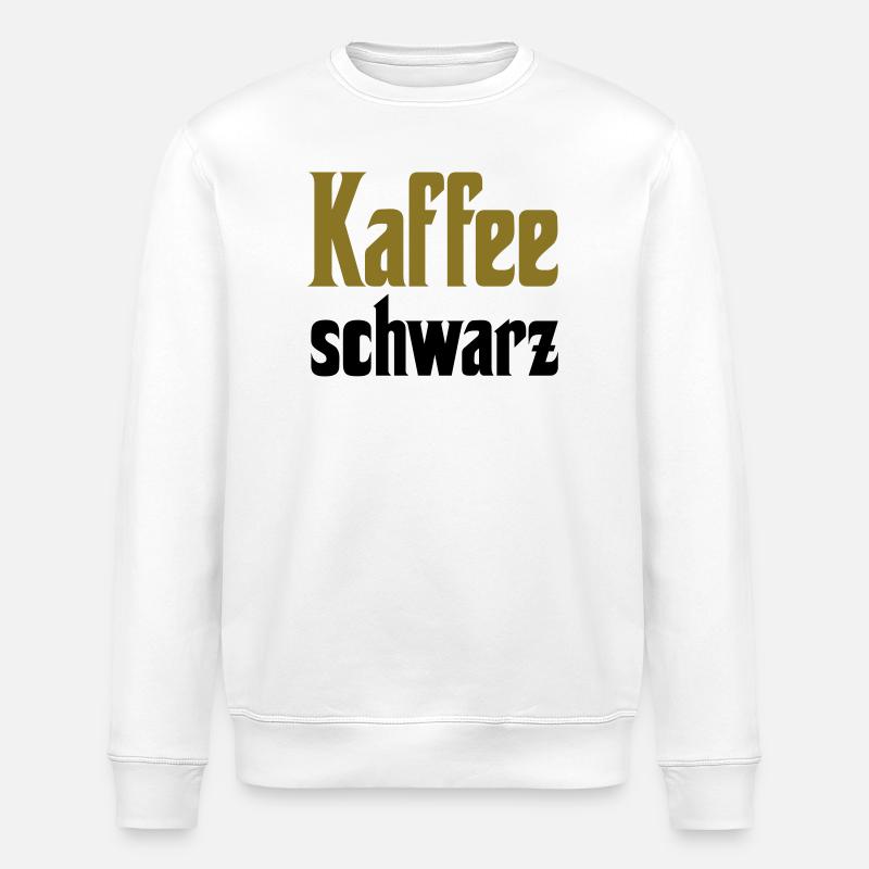 Kaffee schwarz - Stanley/Stella Unisex Bio-Sweatshirt ROLLER - Weiß