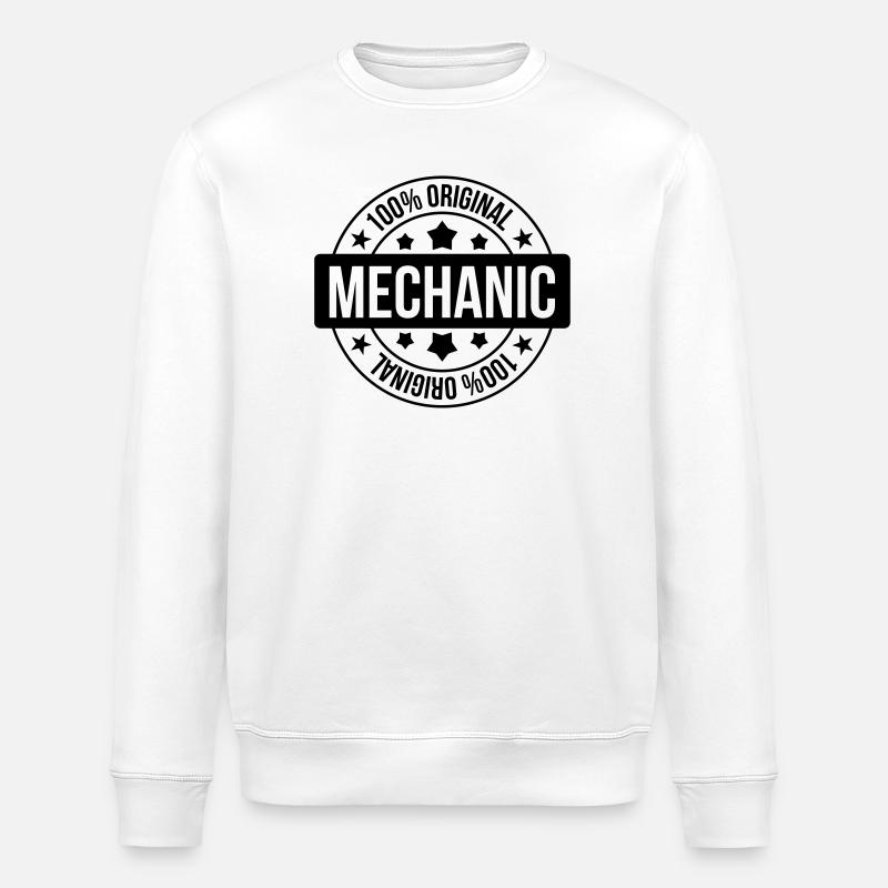 Mechanic ! - Stanley/Stella Unisex Bio-Sweatshirt ROLLER - Weiß
