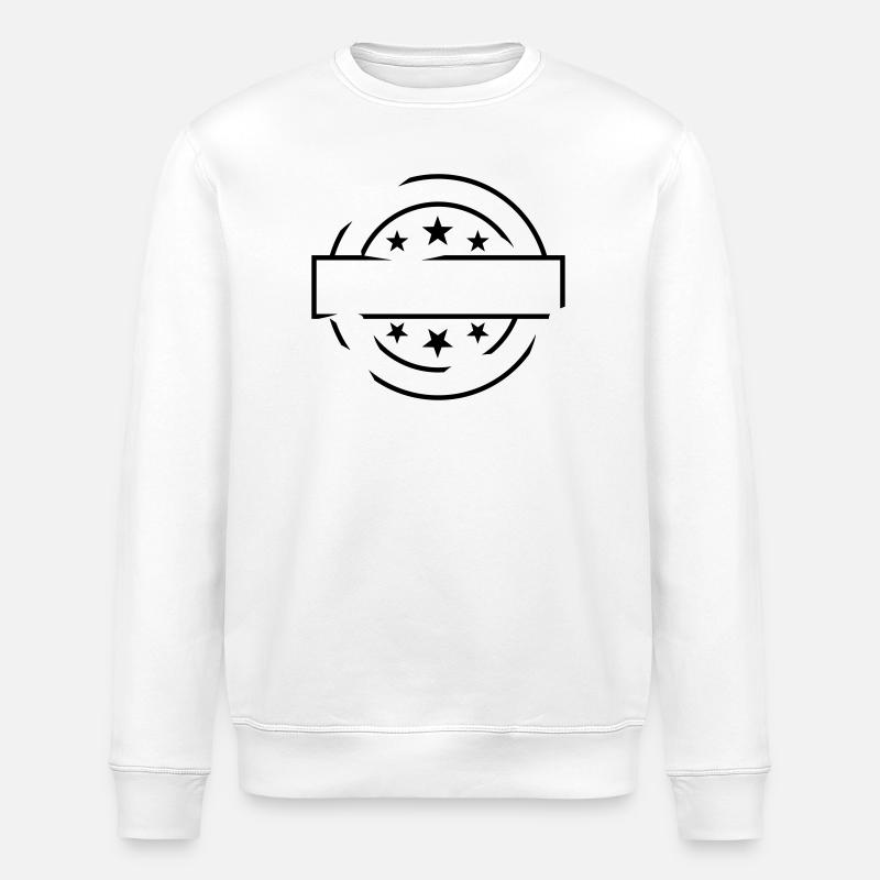 personalisierbar stempel - Stanley/Stella Unisex Bio-Sweatshirt ROLLER - Weiß