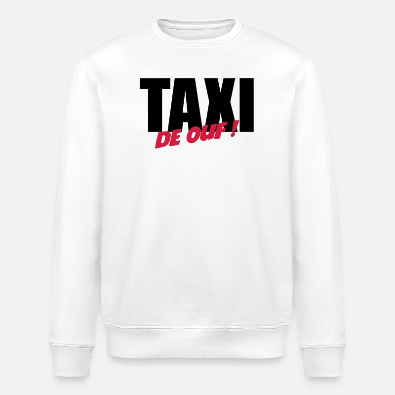 Taxi de ouf ! - Sweat bio ROLLER Stanley/Stella Unisexe - blanc