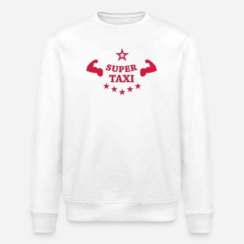 Super Taxi - Stanley/Stella Unisex Bio-Sweatshirt ROLLER - Weiß