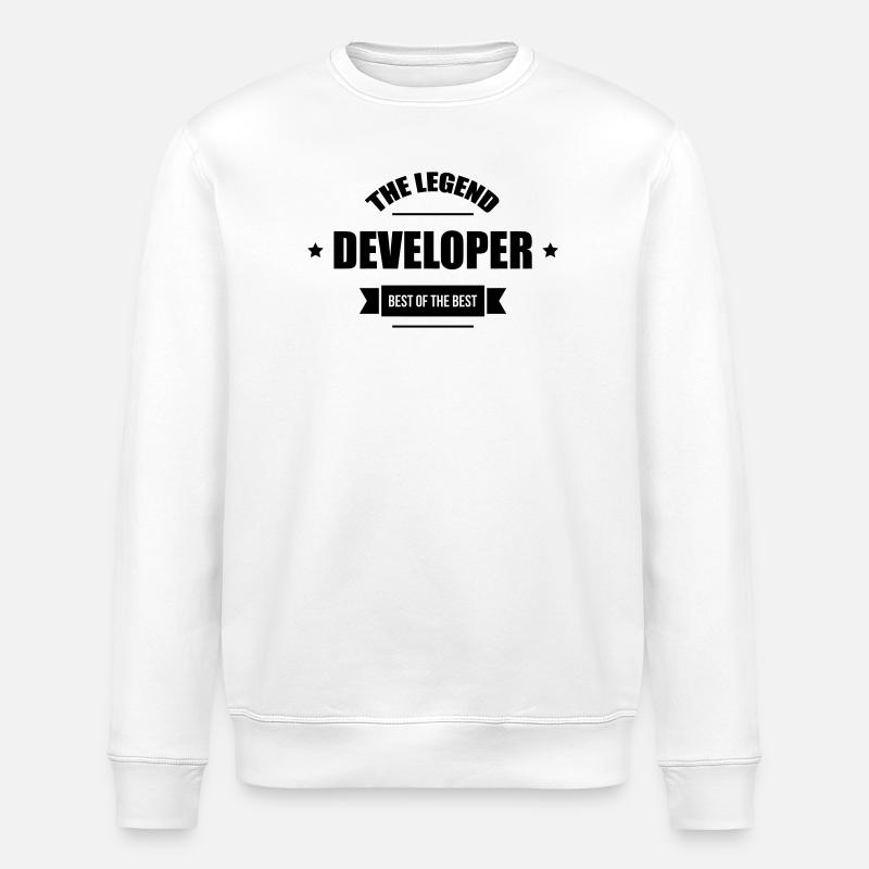 Developer - Stanley/Stella Unisex Bio-Sweatshirt ROLLER - Weiß