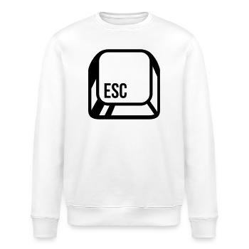 Computer - Stanley/Stella Unisex Bio-Sweatshirt ROLLER - Weiß - Vorne - Nik (191cm)
